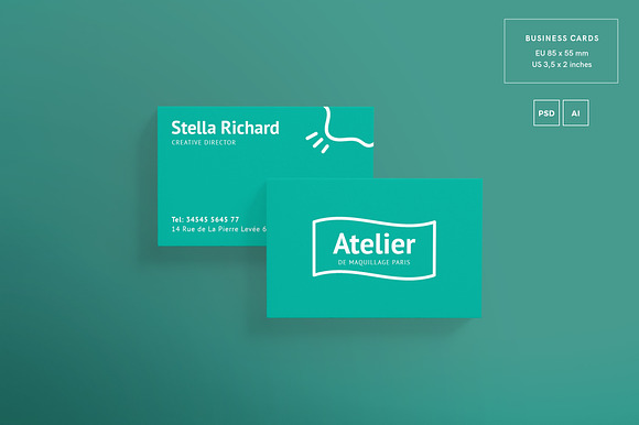Branding Pack | Atelier in Branding Mockups - product preview 3
