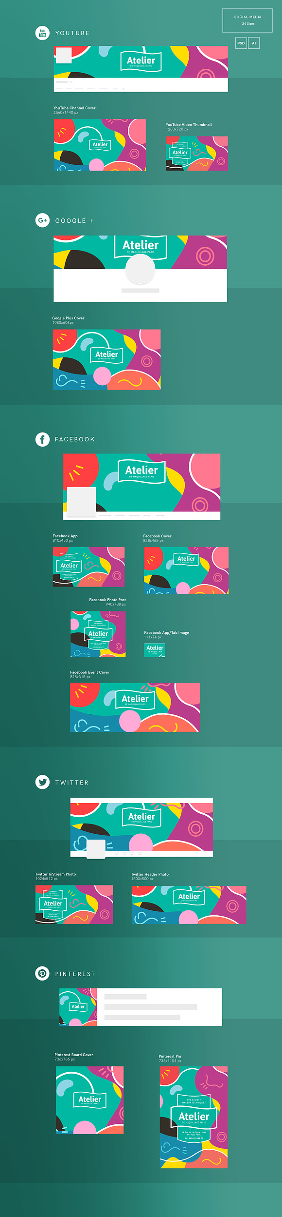 Branding Pack | Atelier in Branding Mockups - product preview 7