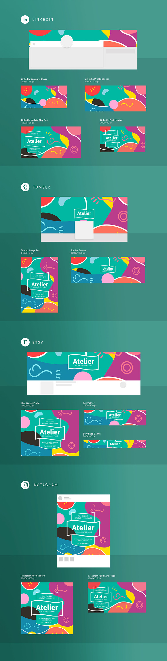 Branding Pack | Atelier in Branding Mockups - product preview 8