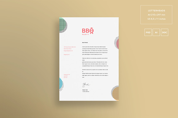 Branding Pack | BBQ Party in Branding Mockups - product preview 3