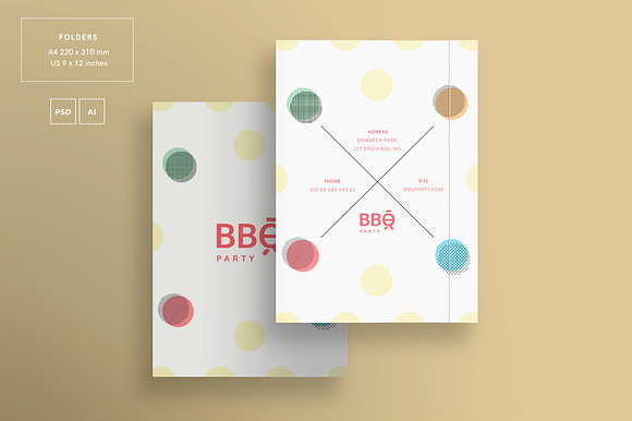 Branding Pack | BBQ Party in Branding Mockups - product preview 4