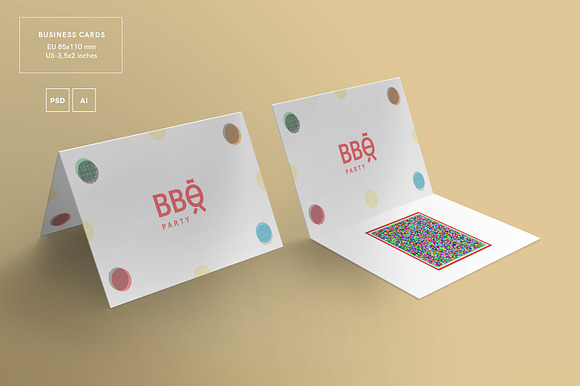 Branding Pack | BBQ Party in Branding Mockups - product preview 5