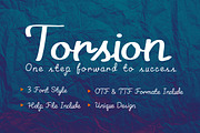 Torsion Font
