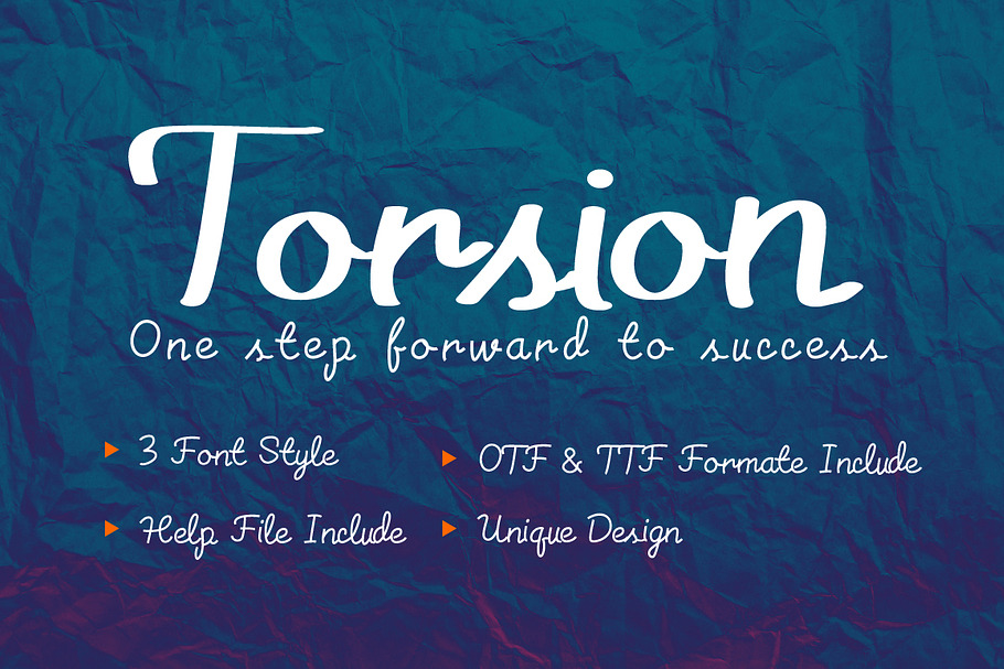 Torsion Font in Script Fonts - product preview 8