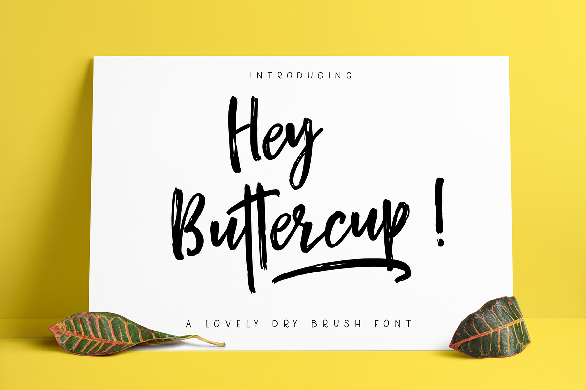 Hey Buttercup! Font + Extras  in Script Fonts - product preview 8