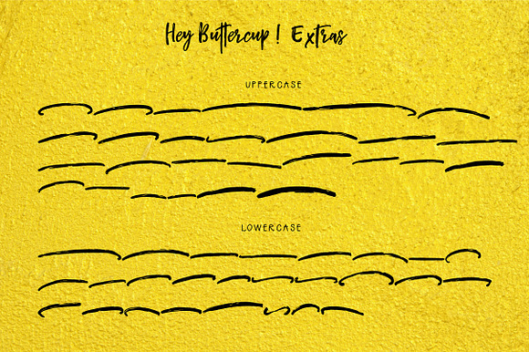 Hey Buttercup! Font + Extras  in Script Fonts - product preview 8