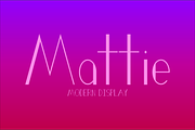 Mattie Typeface