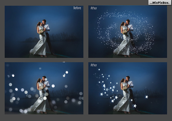 100 Silver Lights Photo Overlays in Photoshop Layer Styles - product preview 7