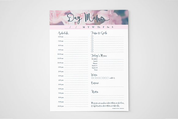 Daily Planner Printable in Templates - product preview 1