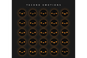 Set techno emotions to create characters.