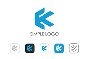 Minimal K Logo