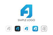 Minimal Letter A Logo