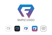 Minimal F Logo