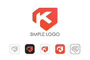 Minimal K Logo
