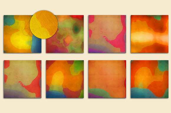 Abstract painted backgrounds in Textures - product preview 1