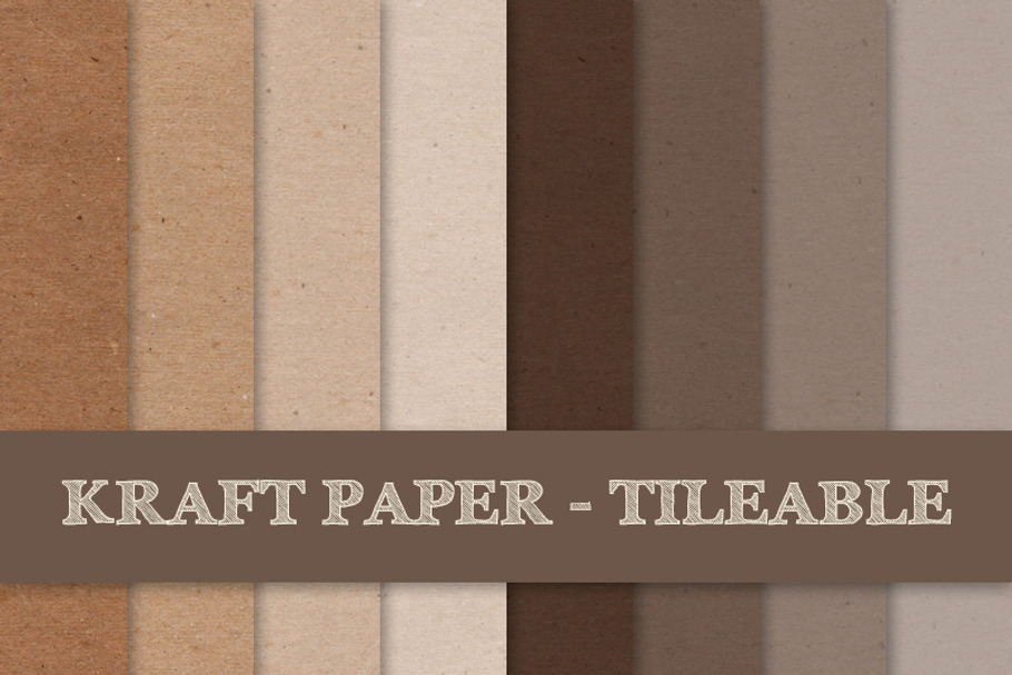 Kraft Paper Texture Tileable in Textures - product preview 8