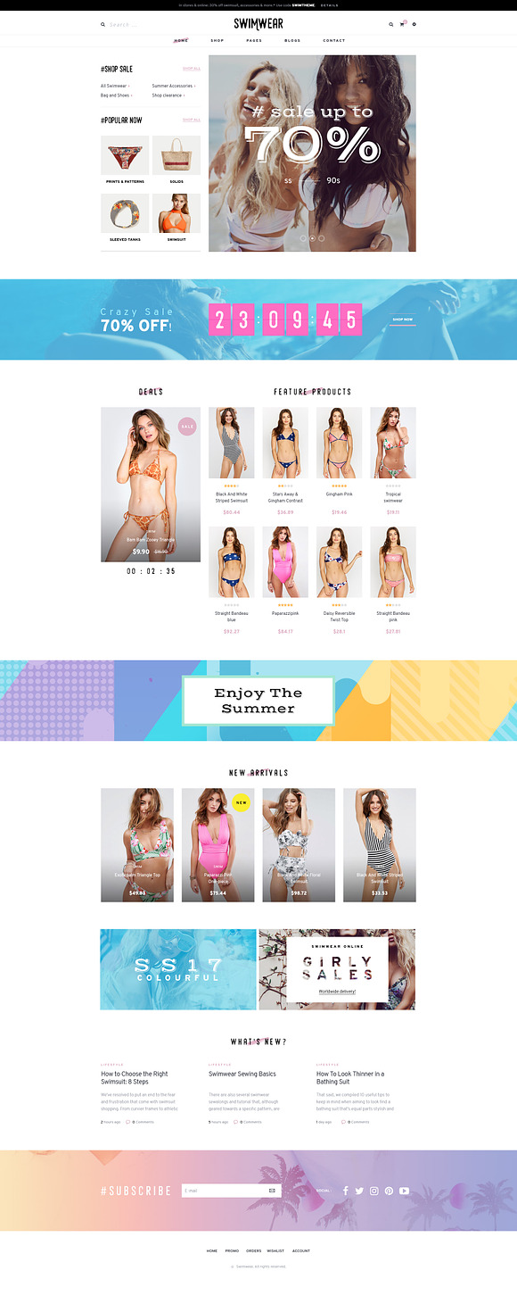 Ves Swimwear  in Magento Themes - product preview 2