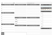 Daily Business Planner - Mono