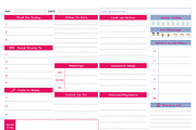 Daily Business Planner - Serenity