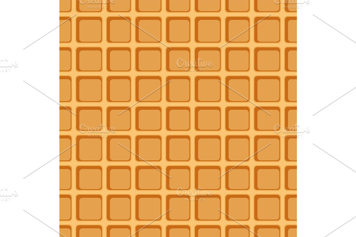 Waffle seamless pattern. in Textures - product preview 8