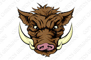 Boar sports mascot character