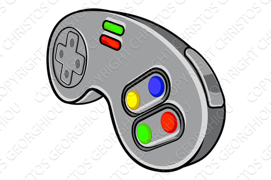 Video Games Controller in Illustrations - product preview 8