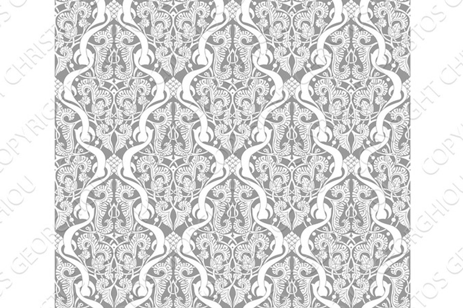 Vintage Islamic Motif Pattern in Textures - product preview 8
