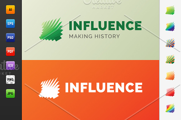 Influence Logo in Logo Templates - product preview 1