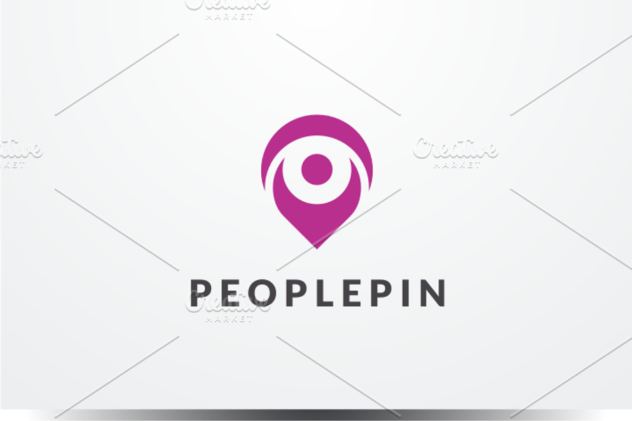 Pin People Logo in Logo Templates - product preview 8