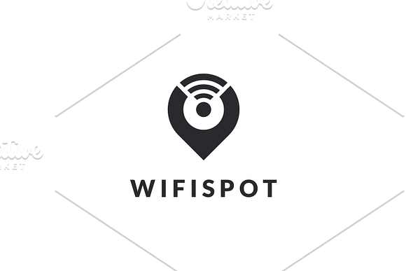 Wifi Spot Logo in Logo Templates - product preview 2