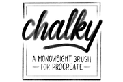 Chalky Brush for Procreate