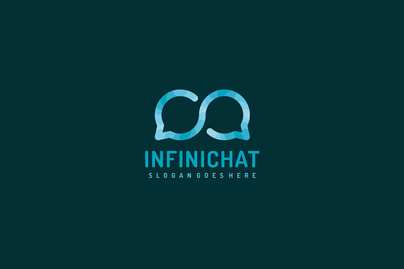 Infinite Chat Logo in Logo Templates - product preview 1
