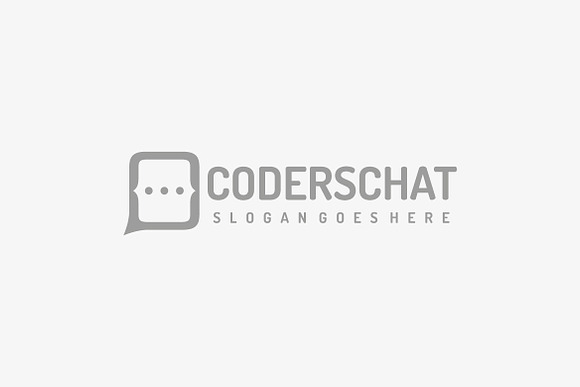 Code Chat Logo in Logo Templates - product preview 2