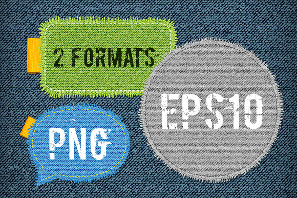 Frayed Canvas Vector Elements in Objects - product preview 1