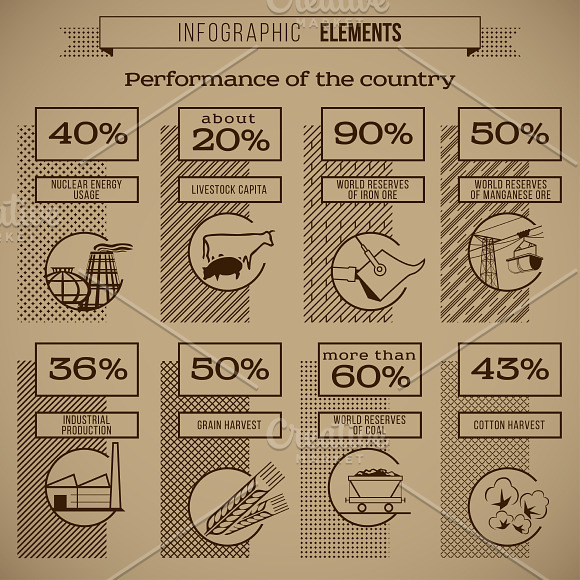 Retro Infographics in Illustrations - product preview 3
