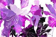 lilies seamless pattern | JPEG