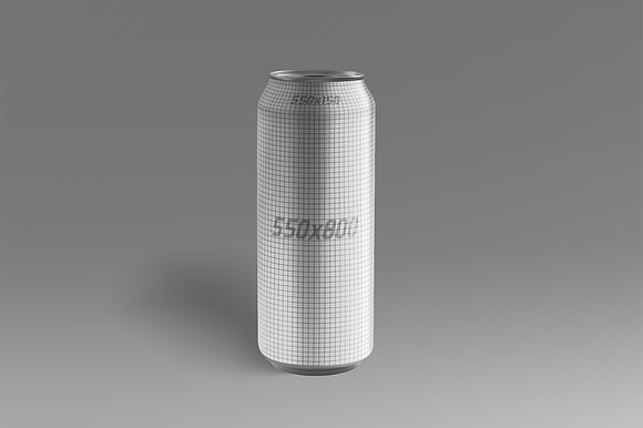 Beer can mockup in Product Mockups - product preview 4