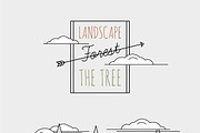 vector illustration Forest