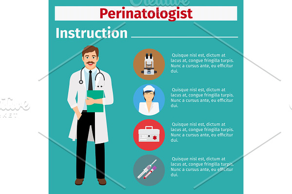 Medical equipment instruction for perinatologist