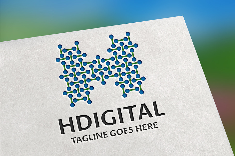 HDigital (Letter H) Logo in Logo Templates - product preview 8