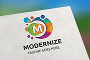 Modernize (Letter M) Logo