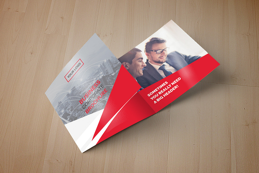 Square Trifold Brochure in Brochure Templates - product preview 8