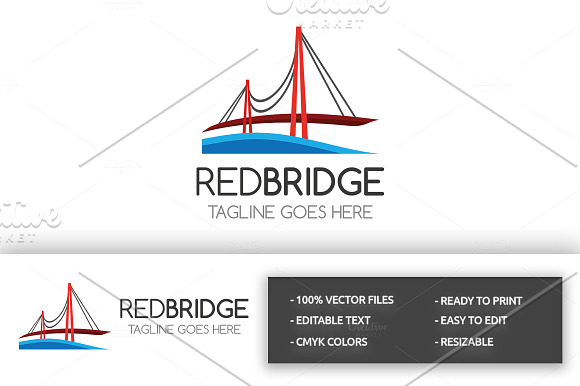 RedBridge Logo in Logo Templates - product preview 1