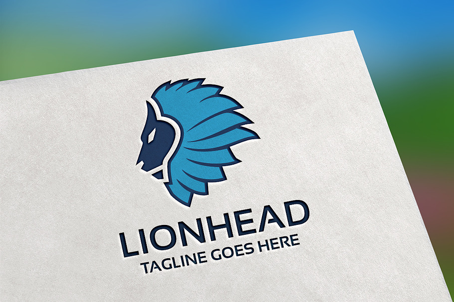 Lion Head Logo in Logo Templates - product preview 8