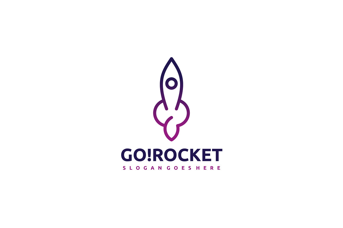 Go Rocket Logo in Logo Templates - product preview 8