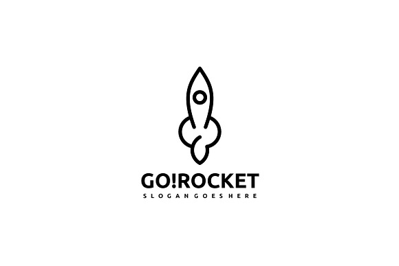 Go Rocket Logo in Logo Templates - product preview 1