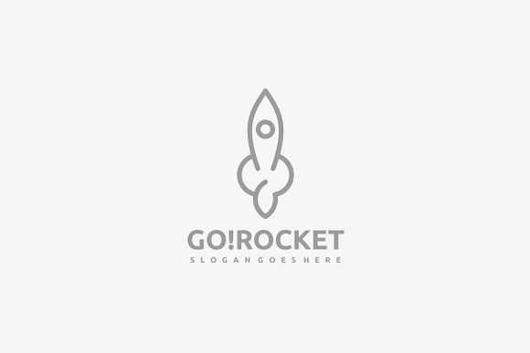 Go Rocket Logo in Logo Templates - product preview 2
