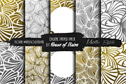 Floral Wht Silver/Gold Pack
