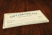 Gift Certificate - Classic