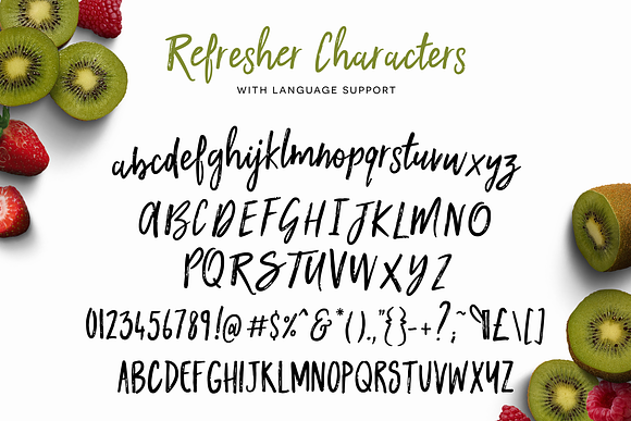 Kiwi Refresher Font Duo in Script Fonts - product preview 1
